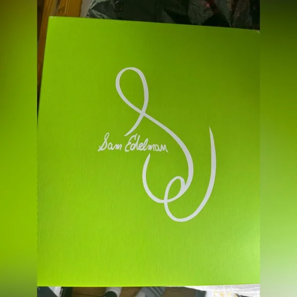 NIB Sam Edelman Lydell Combat Sesame Suede Tan Knit Sock Ankle Boots size 8.5 - Picture 9 of 12